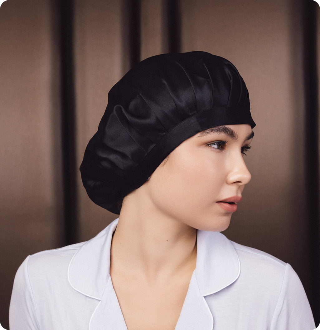 Šilkinės miego kepurės